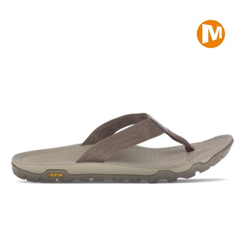 Merrell Breakwater Flip Flops Damen Braun [DE-YXLZO]